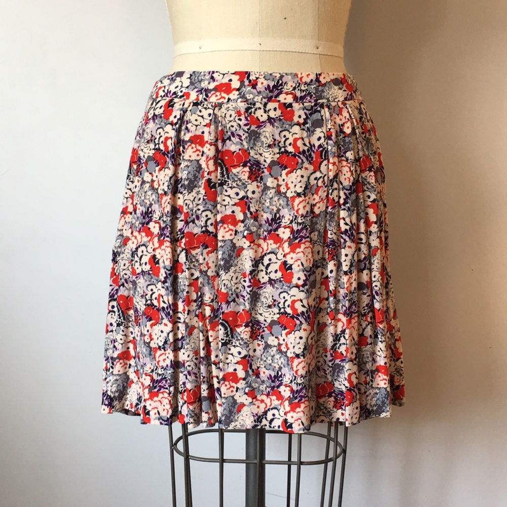 Flower Print Skirt
